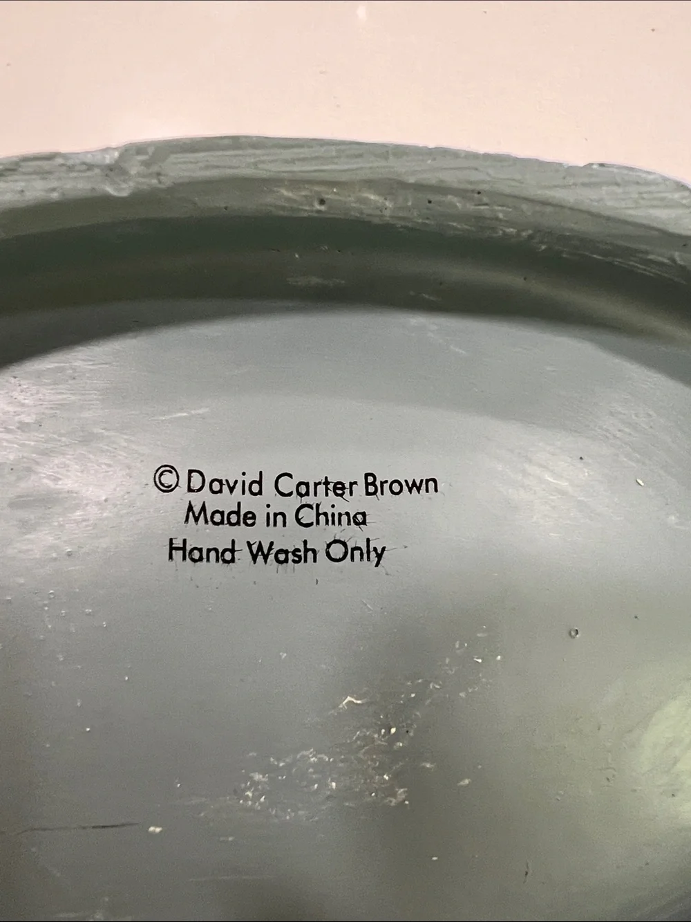 David Carter Brown Ceramic Nautical Soap Dish